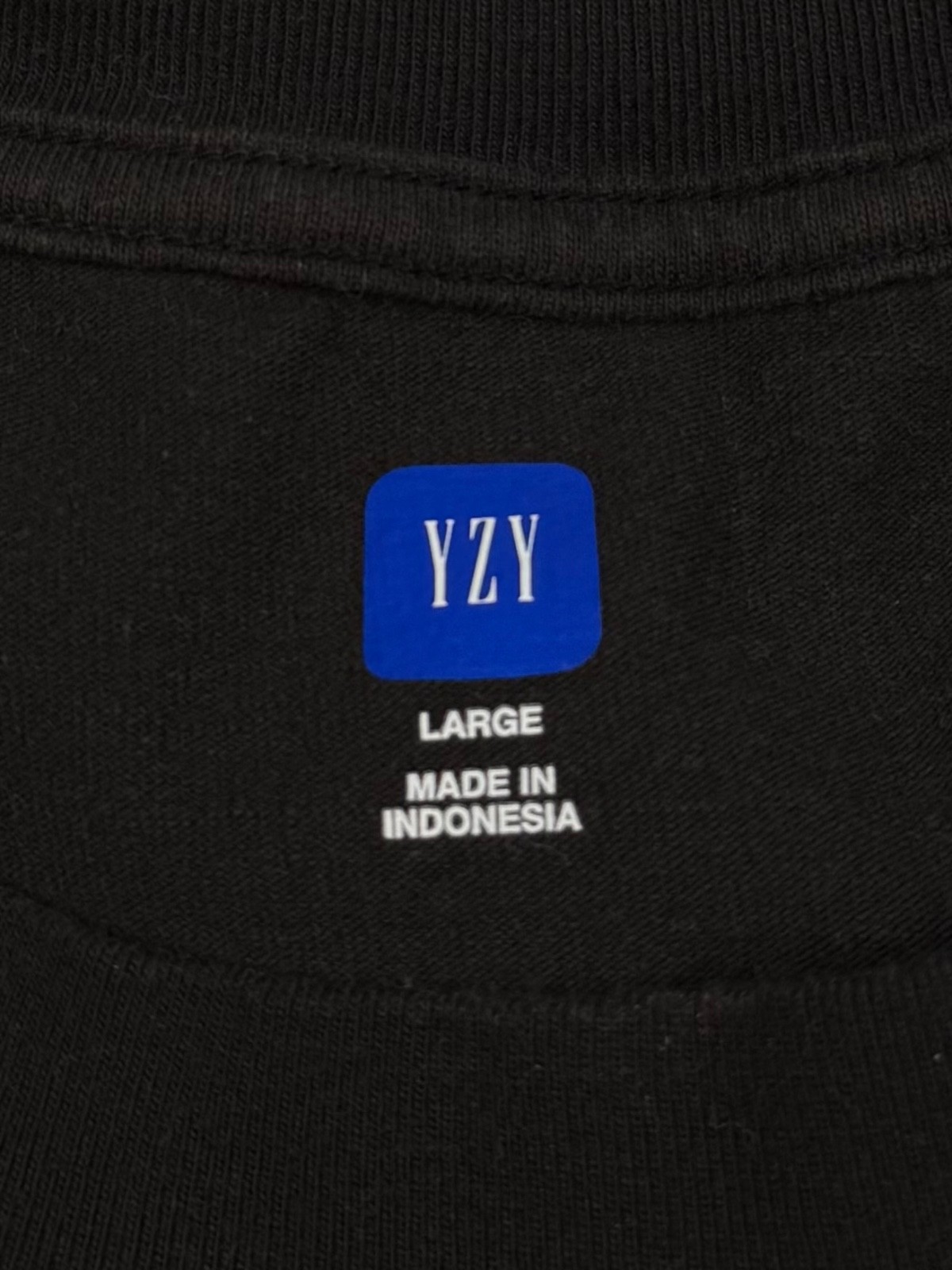 YEEZY GAP Rare Unreleased Black Muscle Tee Sleeveless Cut Off Tank Top Size L