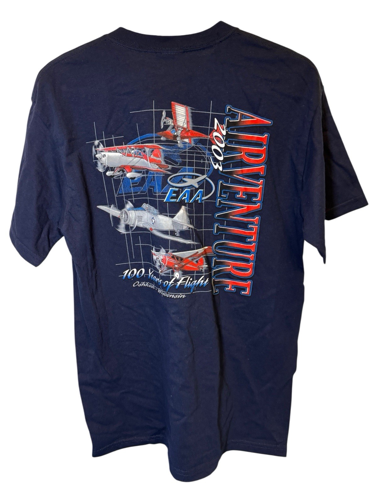 2013 AirVenture Oshkosh T-Shirt U.S. Air Force Planes 100 Years Of Flight Medium