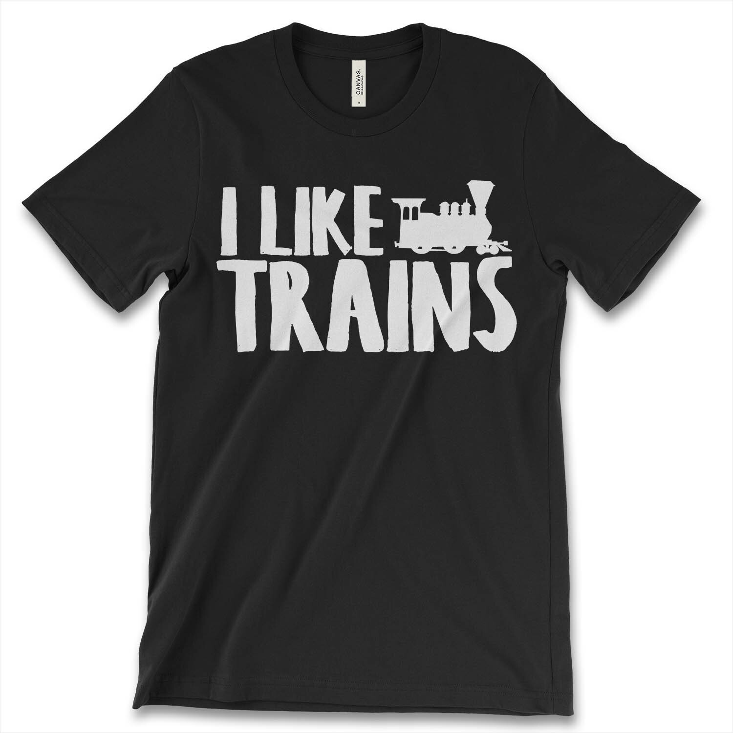 I Like Train Funny Artwork Garment New Mens Shirt Unisex Designed Casual Top Tee