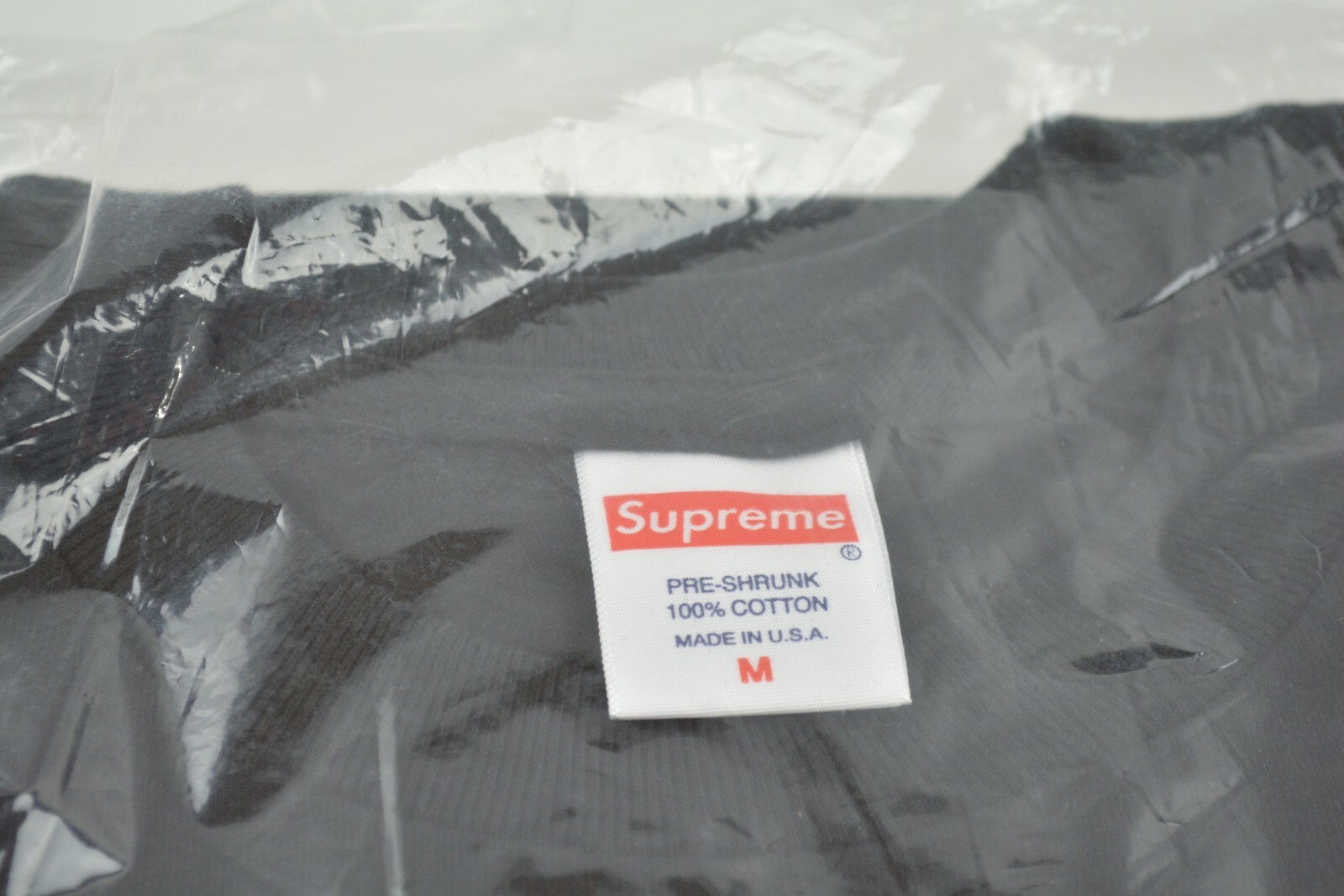 Supreme New Sh*T Tee Black MEDIUM FW19 IN HAND