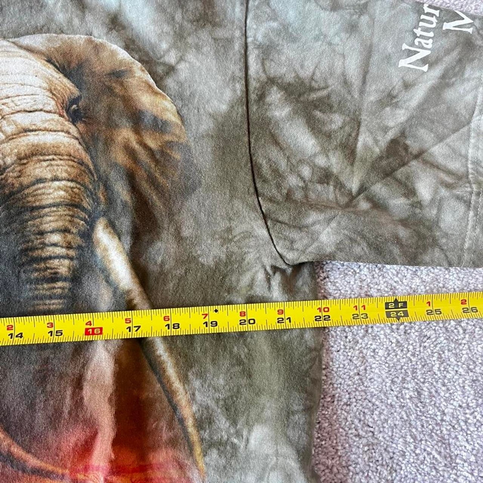 Vintage 90s Liquid Blue Elephant T-shirt