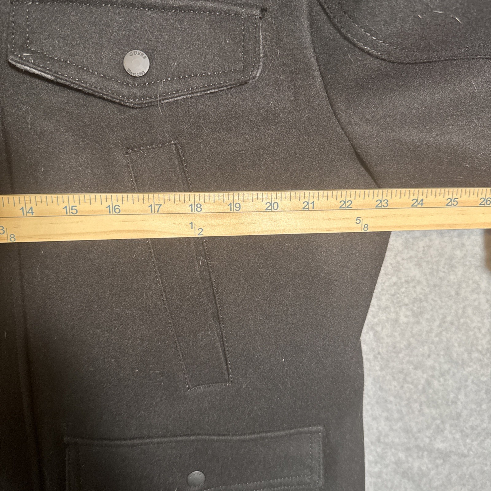 GUESS Black Jacket Size L. Dry Clean Only