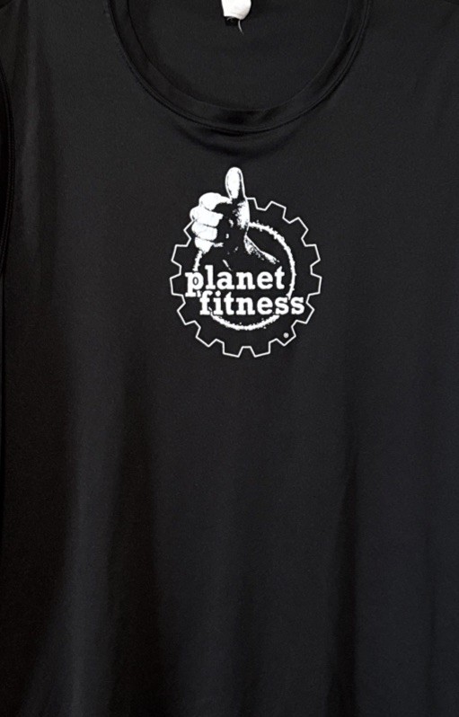 Planet Fitness T Shirt XL Adult Sleeveless 100% Polyester