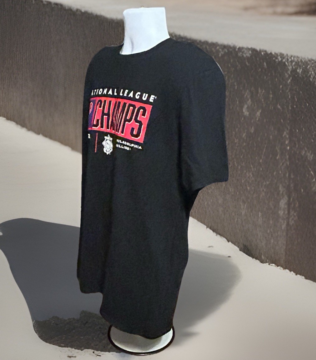 Philadelphia Phillies National League Champs 2022 Shirt Men Large Black