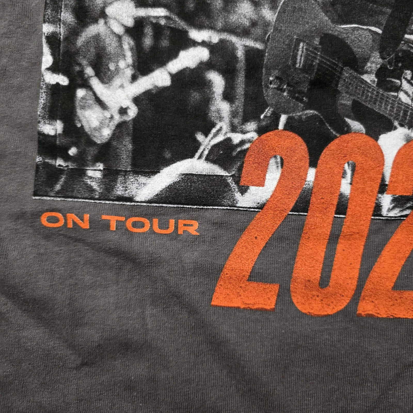 Springsteen E Street Band Shirt Mens Large Gray 2024 On Tour Concert Tee
