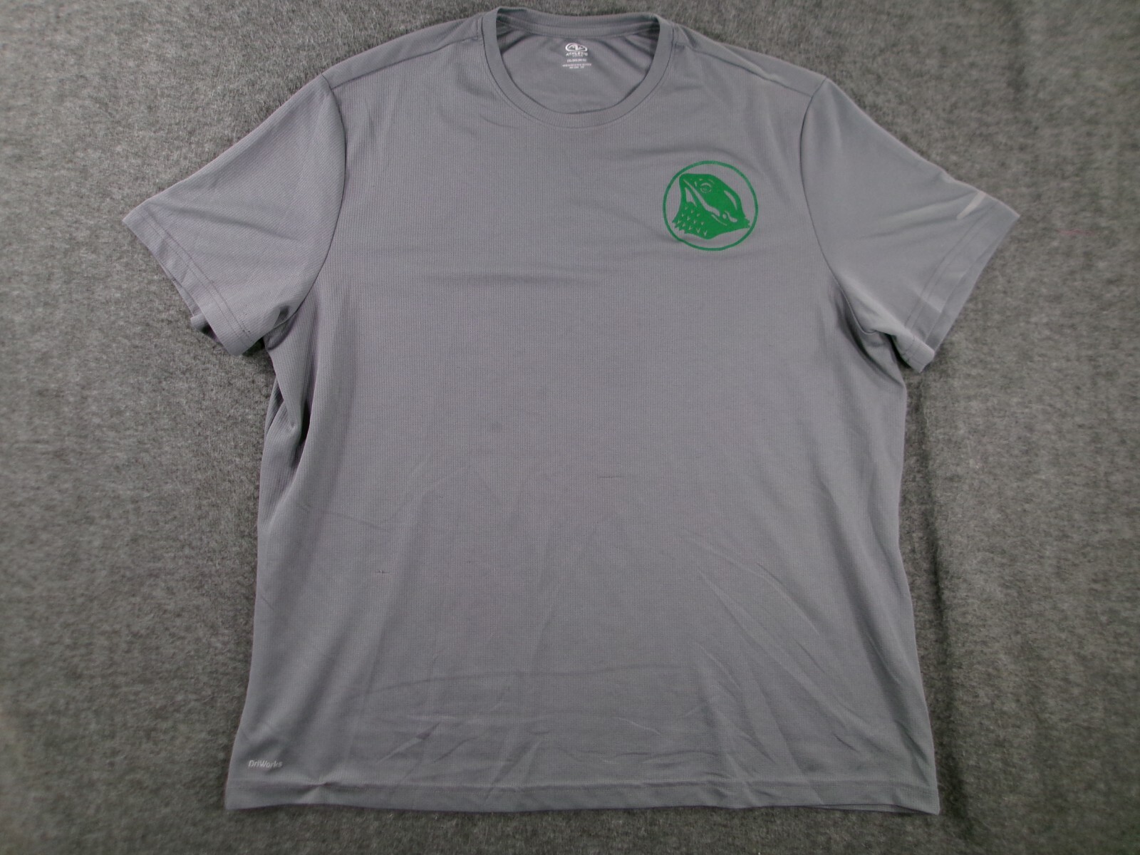 Animal Shirt Men XXL Gray My Second Family Has Scales Lightweight Breathable