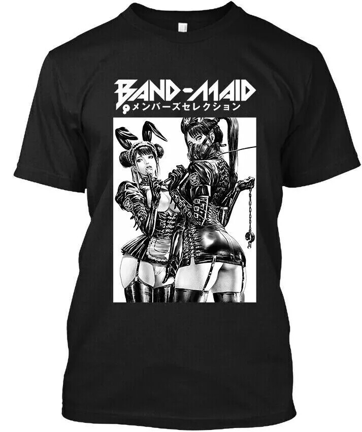 NWT Band-Maid Japanese Rock Band Music Vintage Graphic Funny Retro T-Shirt S-5XL