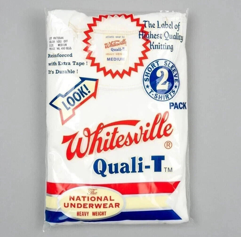 Whitesville 2-PACK T-SHIRT Lot WV73544 Made in Japan – USA Stock -Medium size
