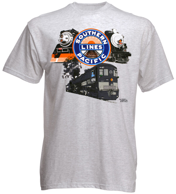 Men & Kids SP Triple Header Authentic Railroad Printed T-Shirt [106]