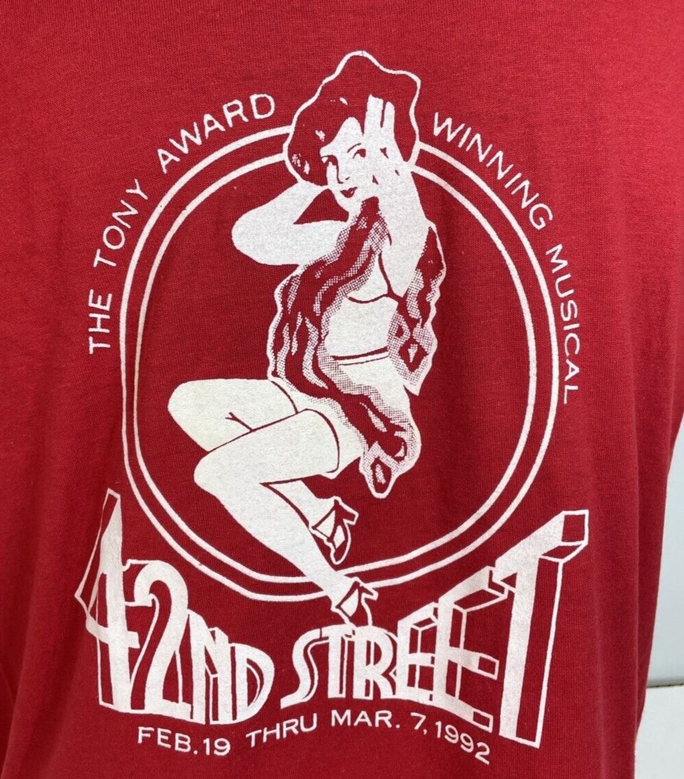 Vintage 42nd Street Musical Venice Little Theatre Jerzees M USA Y2K 90s