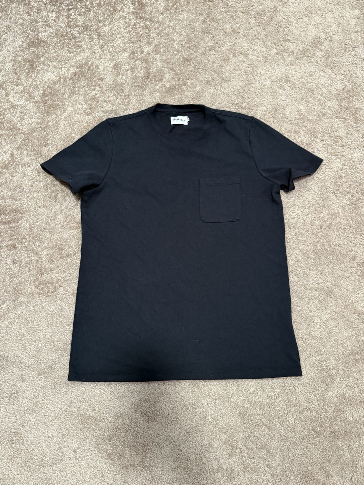 Taylor Stitch Pocket T Shirt Mens Size 40 M Black Streetwear Short Sleeves Tee