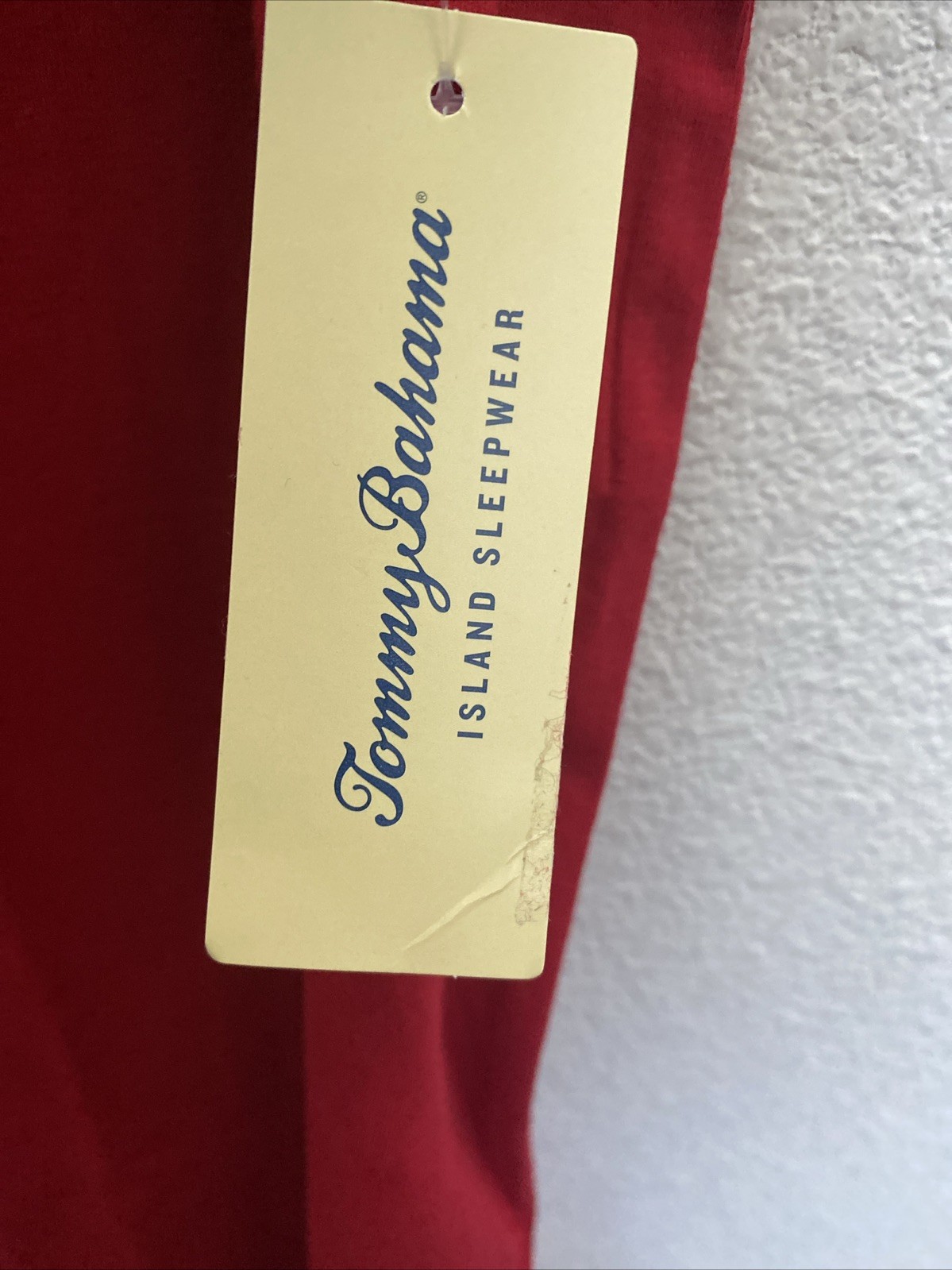 NEW Tommy Bahama Men’s Large Scarlet Red T-Shirt Cotton Spandex Lightweight NWT