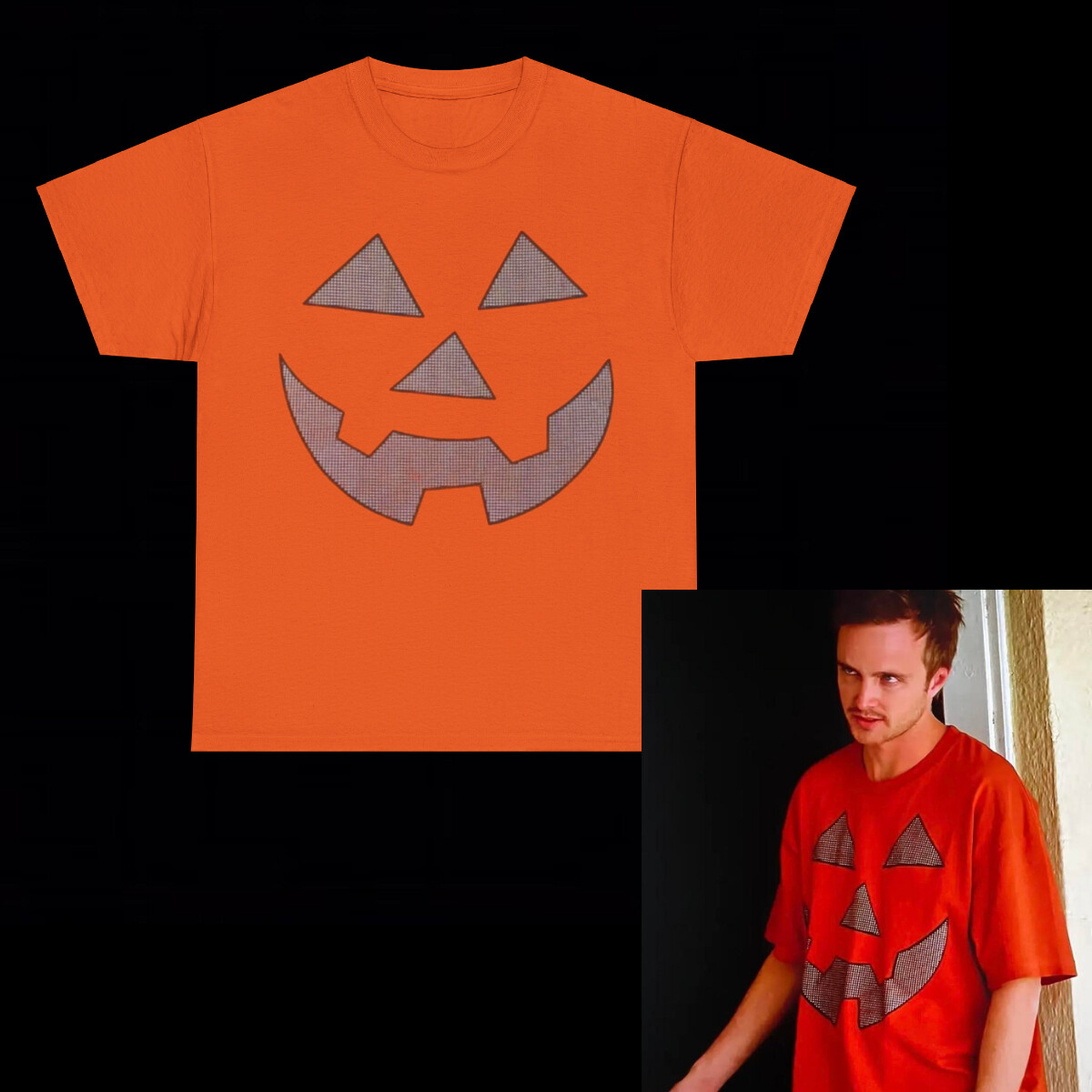 Breaking Bad Jesse Pinkman Pumpkin T Shirt Grunge Y2K Tapout Emo Goth Affliction