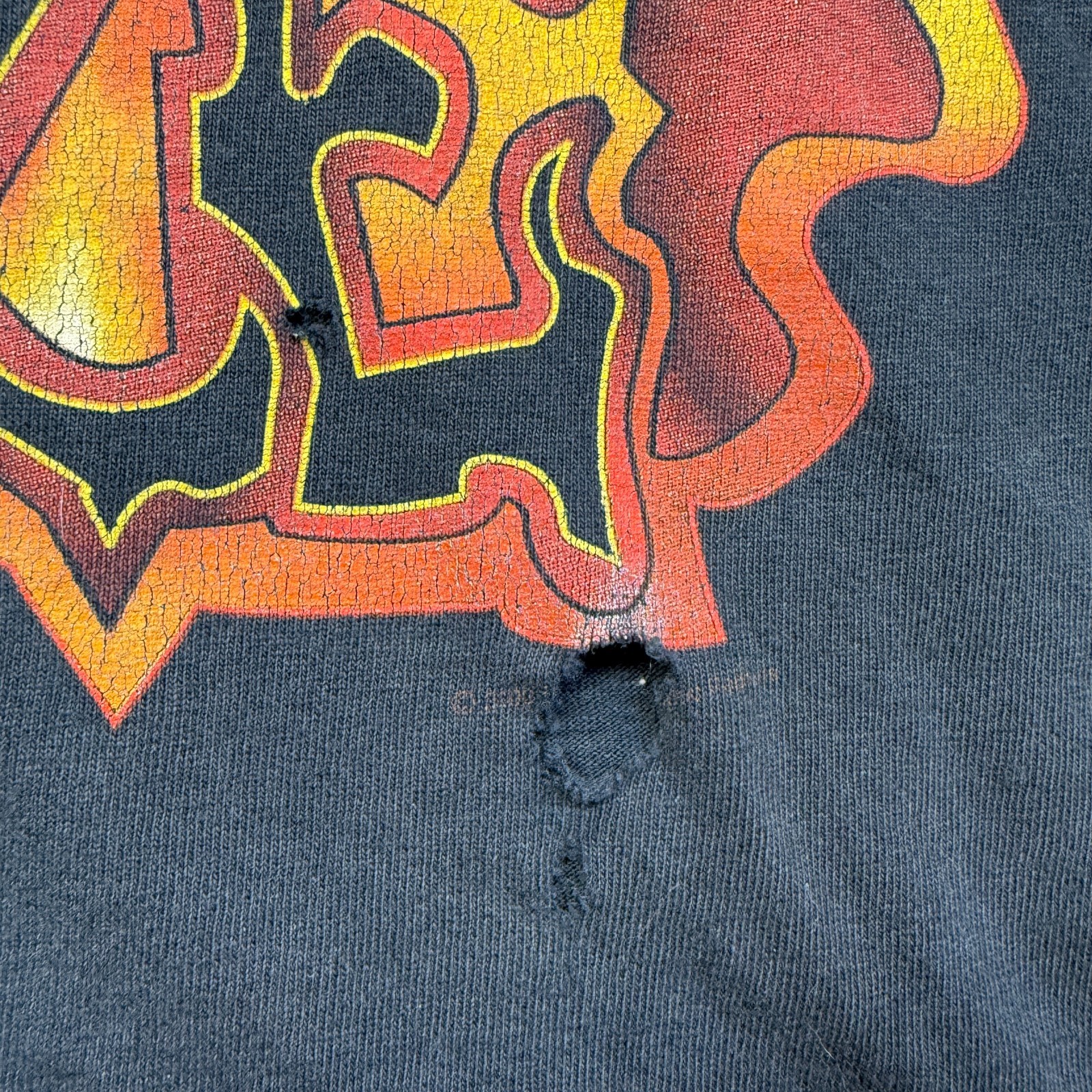 Blaze Ya Dead Homie 1 Less G n da Hood Shirt Sz Lg WORN THRASHED See Pics