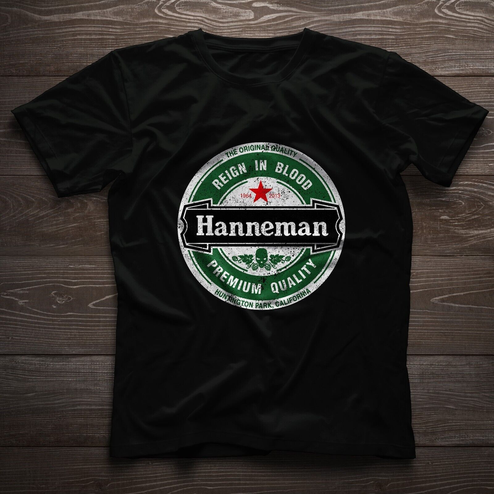 Jeff Hanneman T Shirt – Slayer Reign in Blood Still Reigning Angel of Death