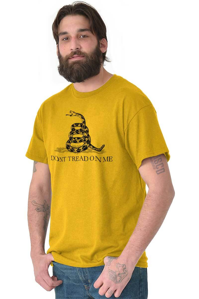Vintage Military Don’t Tread on Me Snake Womens or Mens Crewneck T Shirt Tee