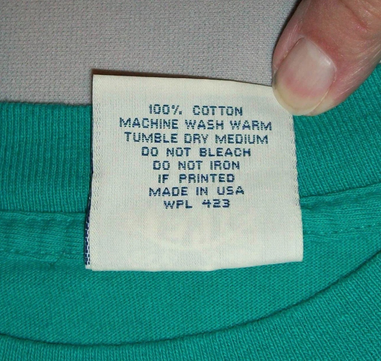 Old Vtg Dated 1990 Levis 501 Button Your Fly T Tee Shirt Single Stitch Sleeves