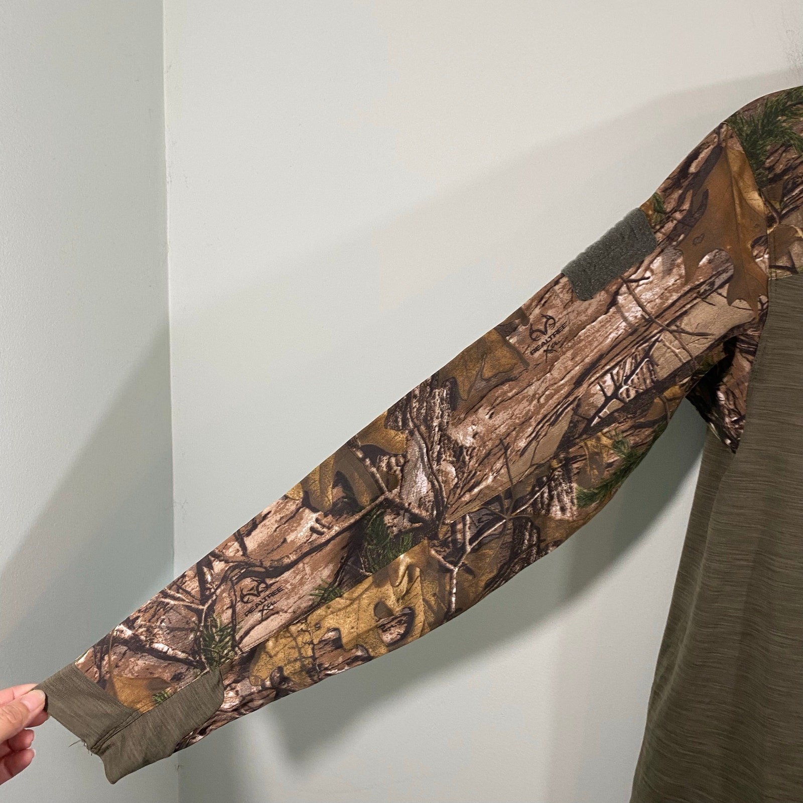5.11 Tactical Men Realtree Camouflage Rapid Response Quarter-Zip Shirt Size S