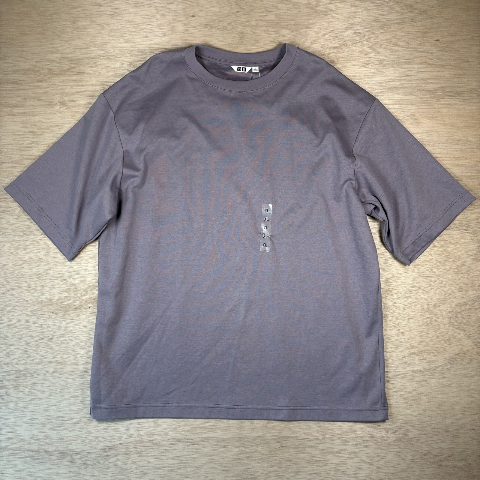 UNIQLO U AIRism Cotton Oversized Purple T-shirt size XL