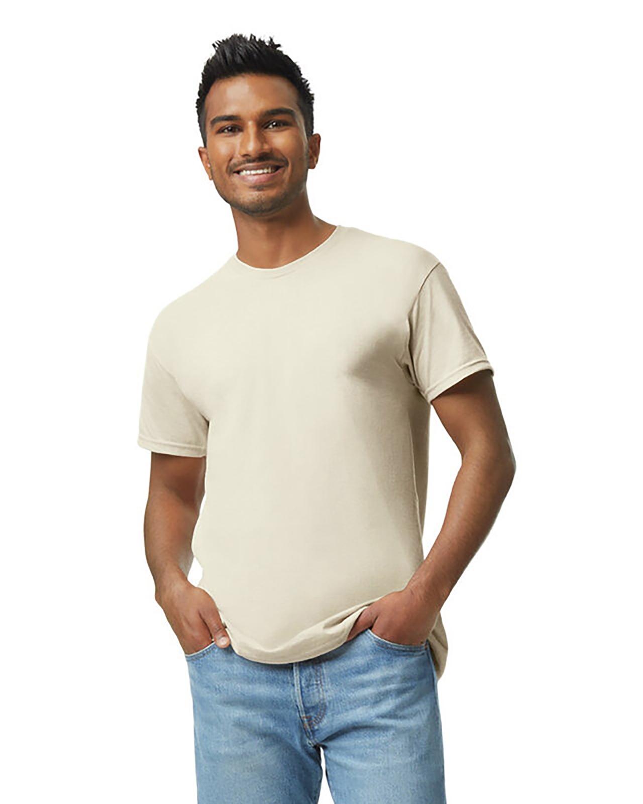 Gildan G500 Mens Short Sleeve Heavy Cotton Crew Neck T-Shirt