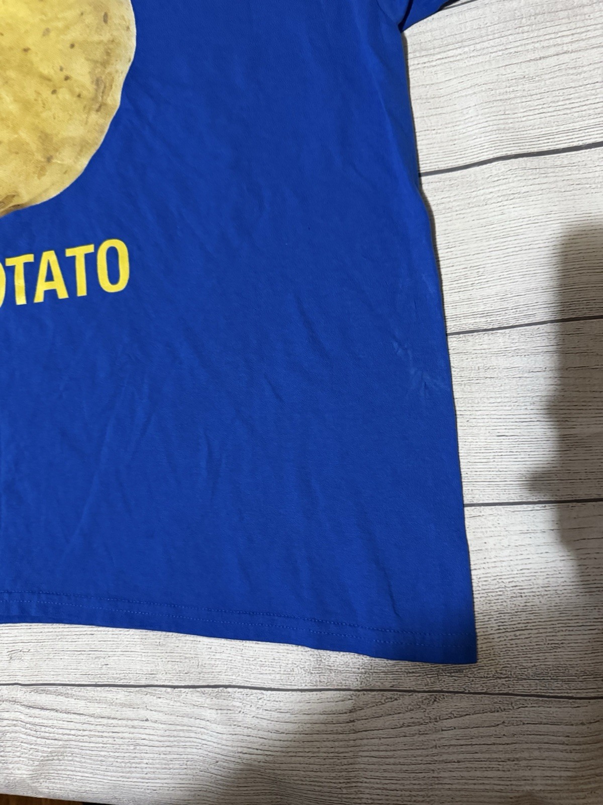 The Late Show with Stephen Colbert ‘Is Potato’ Shirt size Men’s 2XL XXL Blue