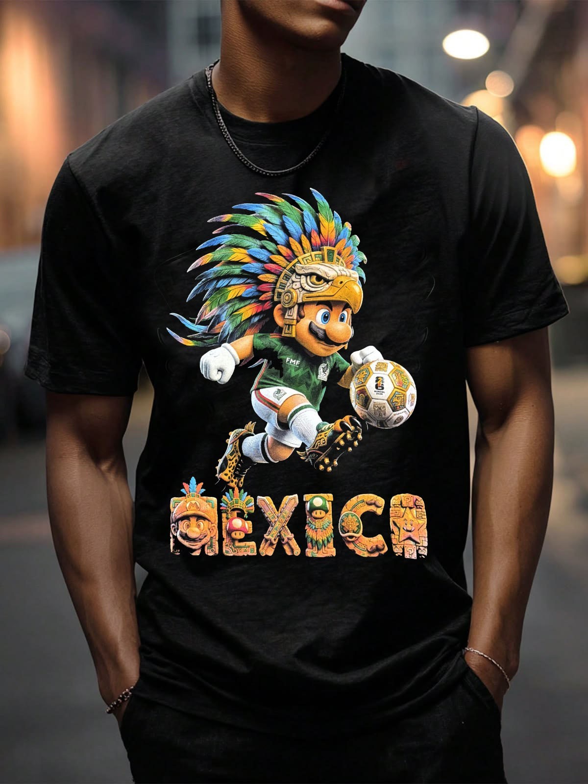 MEXICO WORLD CUP 2026 BLACK T SHIRTS MEN’S SIZES