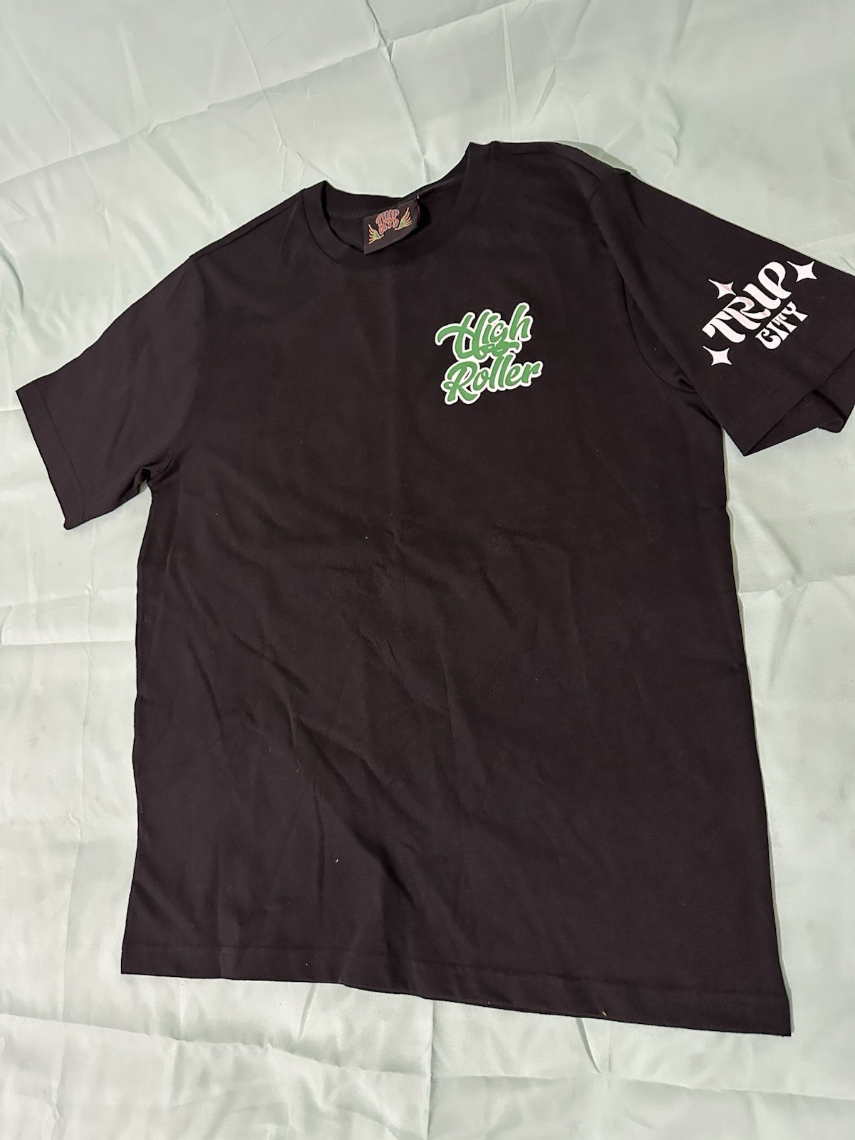 High Roller And Dice Graphic Print black T-shirt M