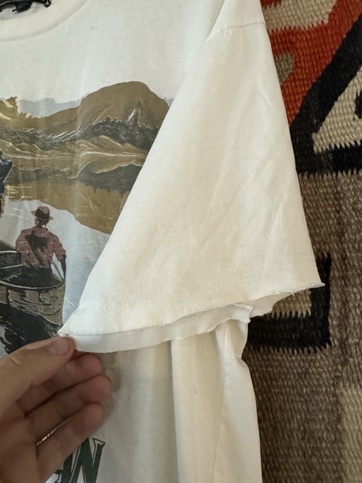 Vintage 1990s 1991 Ralph Lauren Polo Sportsman Calendar Tshirt Size Large Moose
