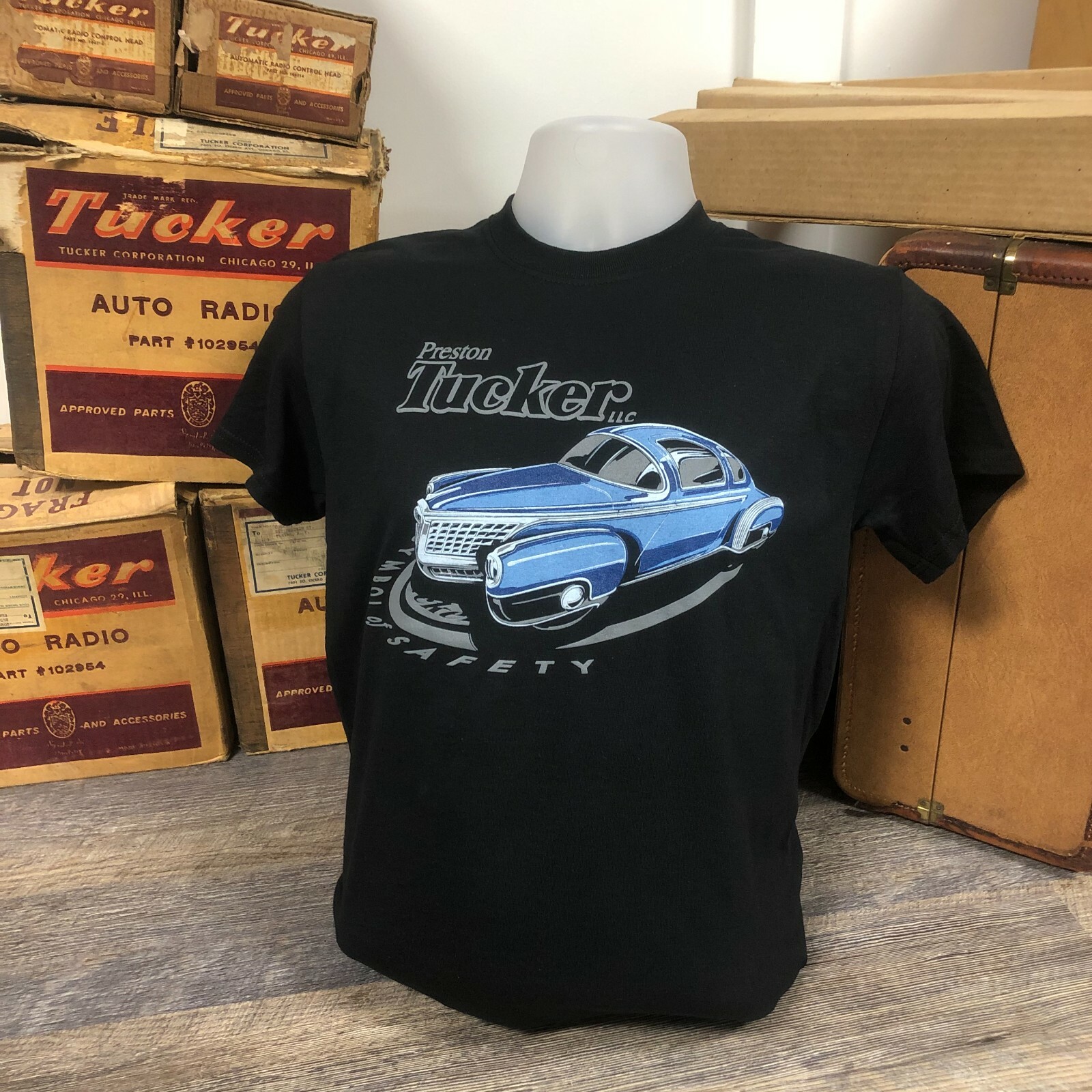 Official 1947 Tucker Torpedo / Automobile T-Shirt by Preston Tucker LLC