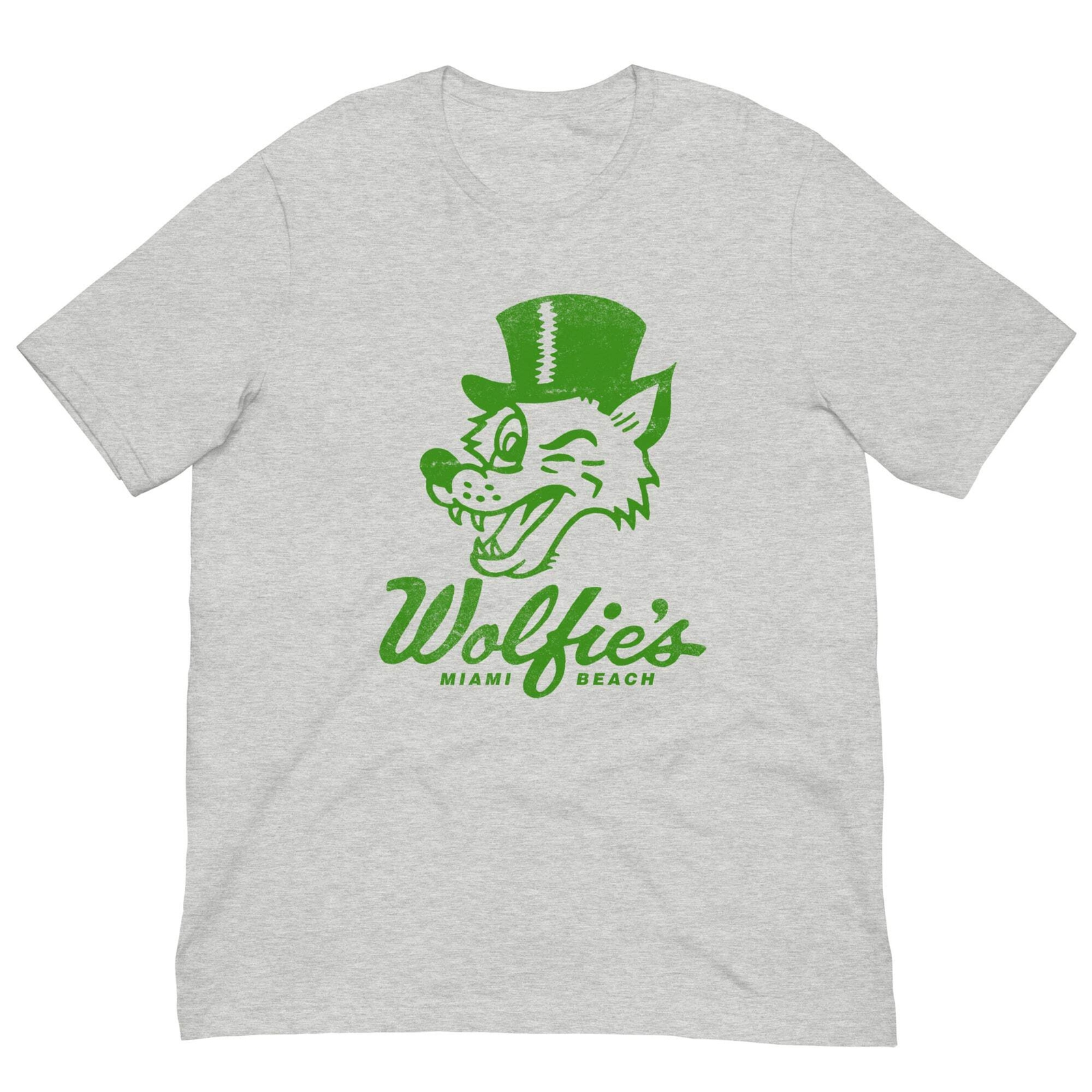 Vintage Retro T Shirt Wolfie’s Miami Beach Diner Graphic Tee For Men Women