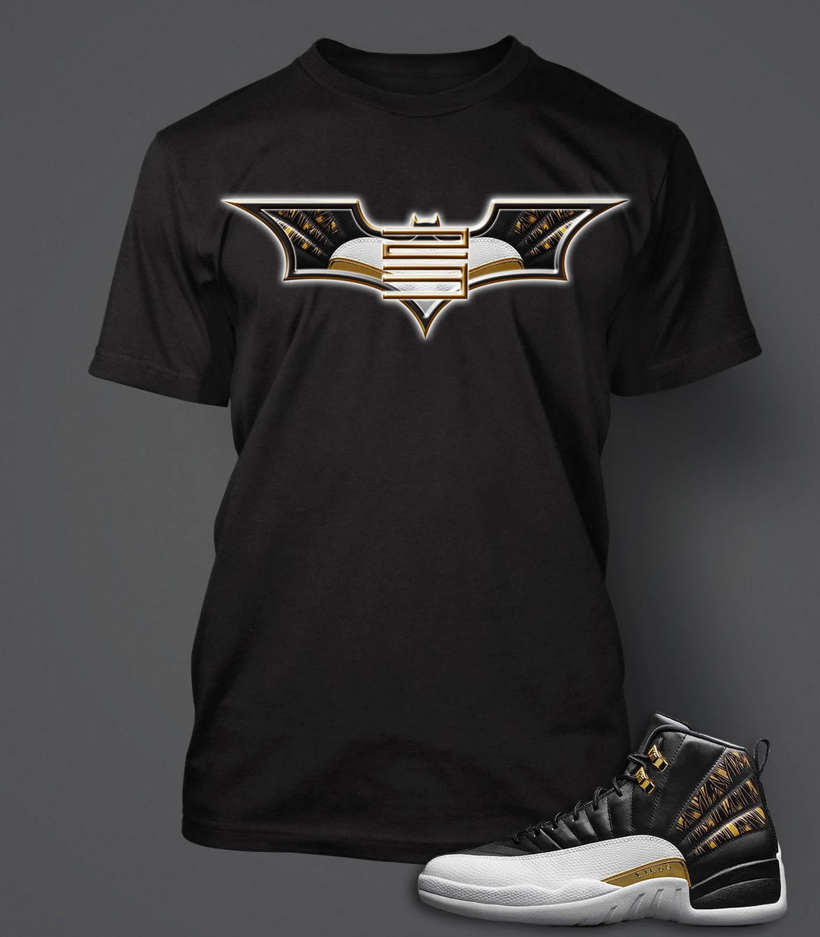 Graphic Sneaker Sport Tee Shirt Match J12 Wings Big Tall Pro Club Shaka RTP