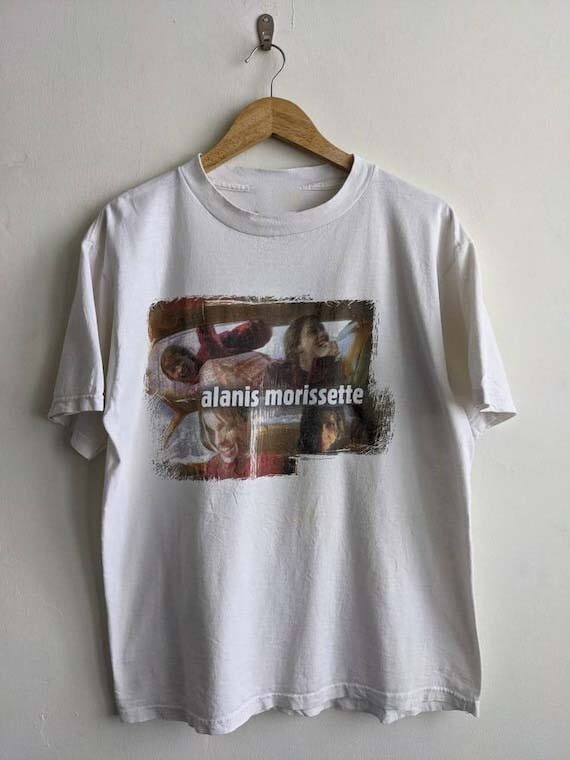 Alanis Morissette 1side White Color All Size T-Shirt KK931