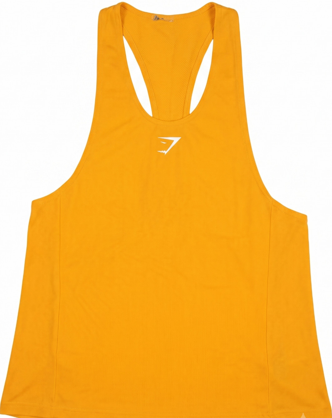 MEN’S STRINGER TANK TOP Gymshark Gold Racerback Bodybuilding Gym Drop Arm MEDIUM