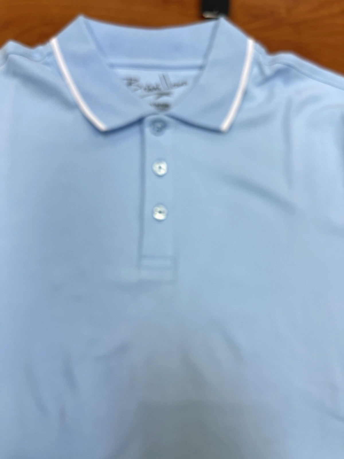 Briani Uomo Men’s Prima Cotton Collared Short Sleeve – Peru = Sky Blue : M-4XL