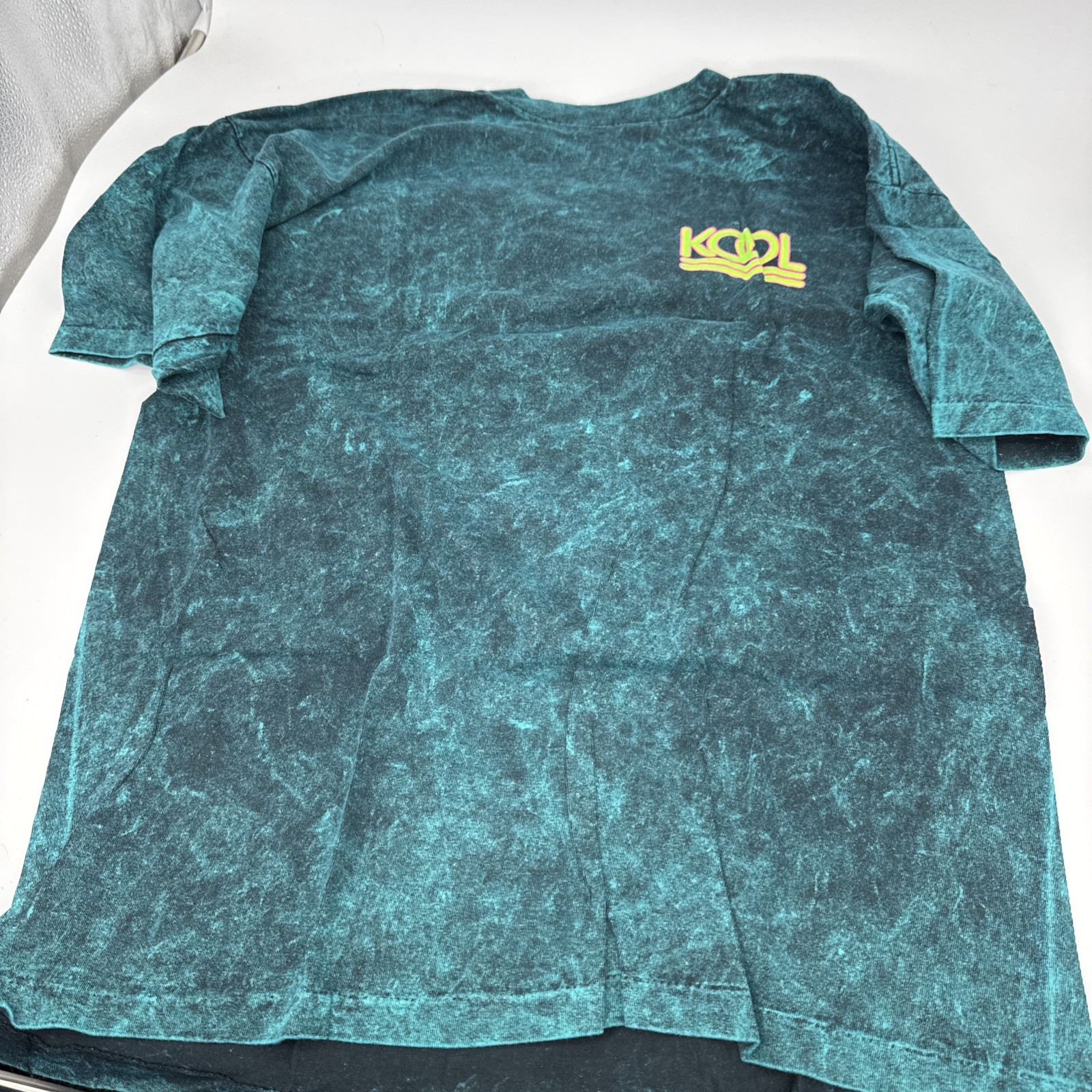 Vintage Kool T-Shirt Mens Size XL Cigarettes Tie Dye Single Stitch USA 90s Green