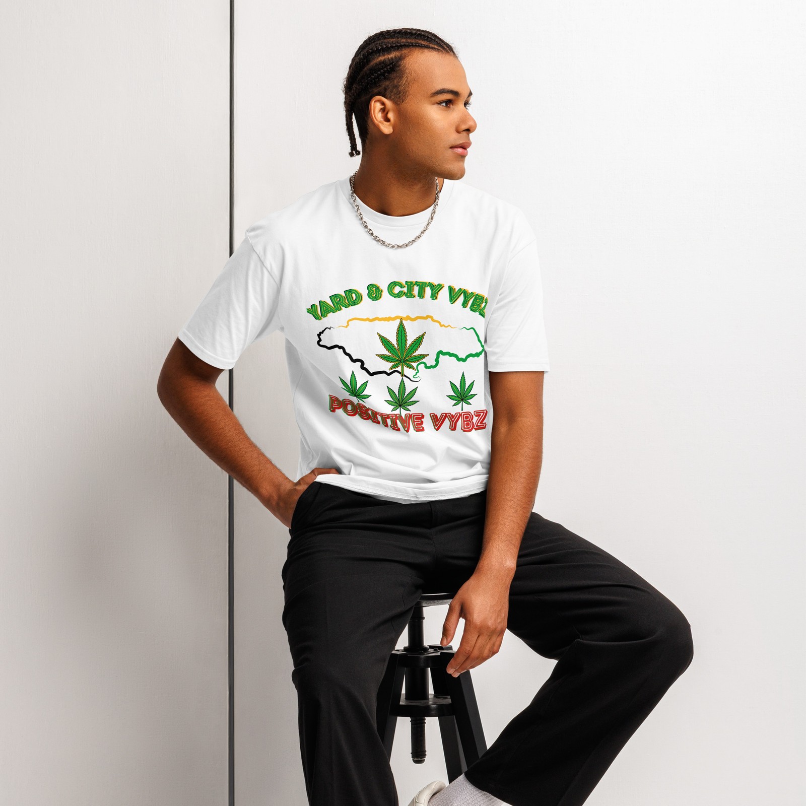 Yard & City Vybz Cotton Heritage MC1082 I Men’s Premium Short Sleeve Tee