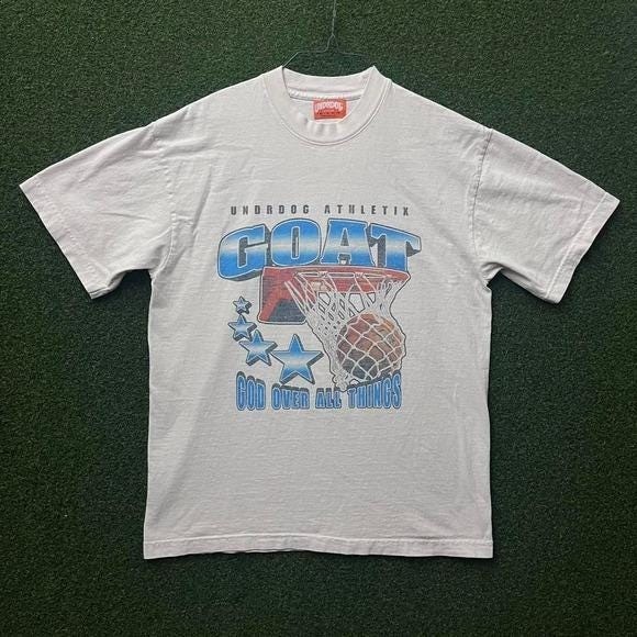 Underdog Athletix GOAT God Over All Things Basketball Tee Shirt