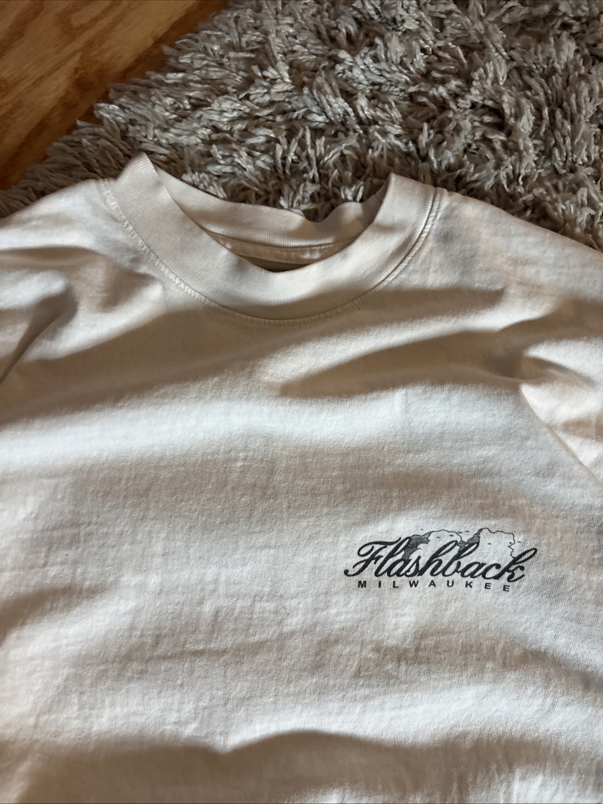 Flashback Milwaukee Off White Collab Tee Shirt Men’s M Short Sleeve Cotton Blend