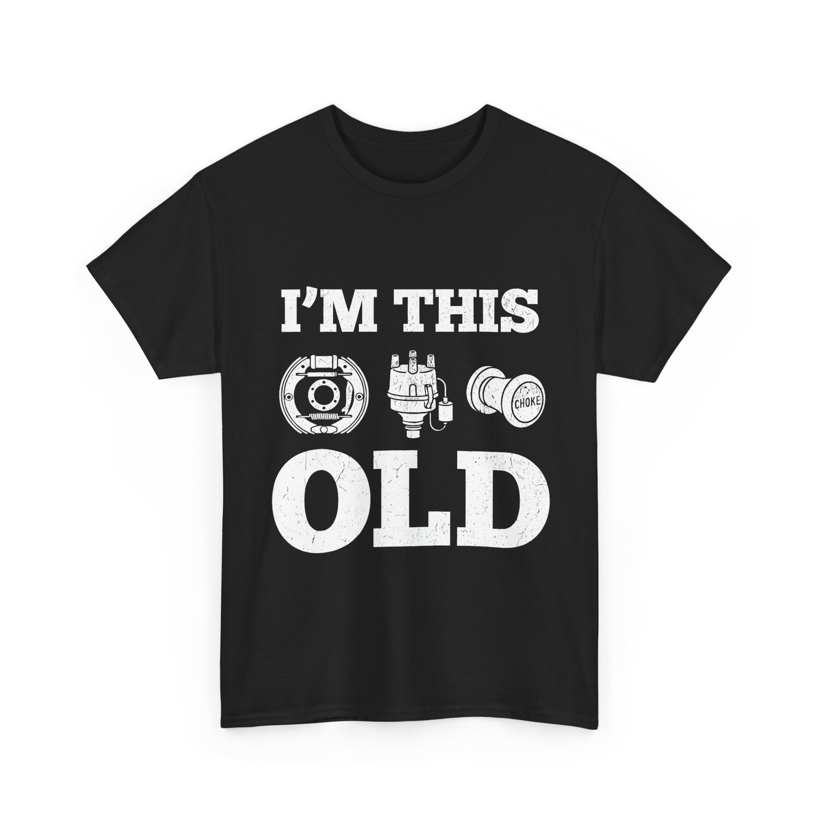 I’m This Old Funny Classic Car Parts Shirt, Mechanic Vintage Auto T-Shirt