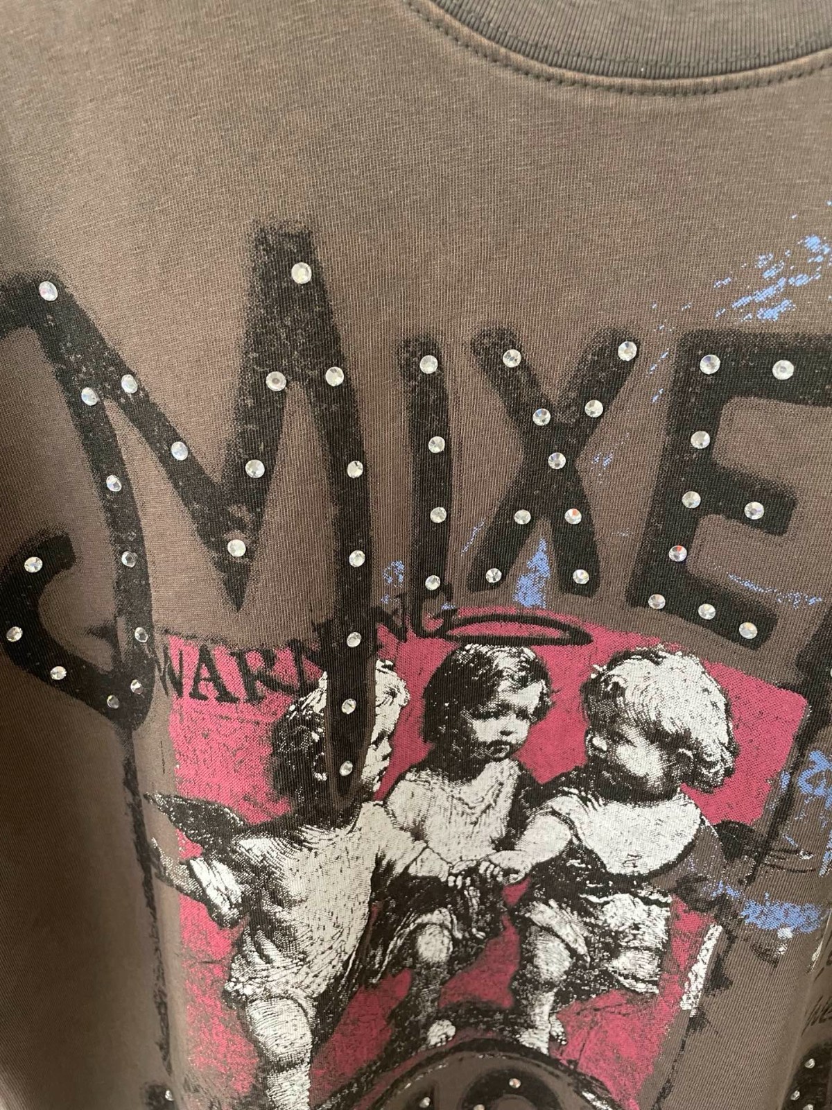 Tee Mixed emotions tshirt Brown S-M-L-XL