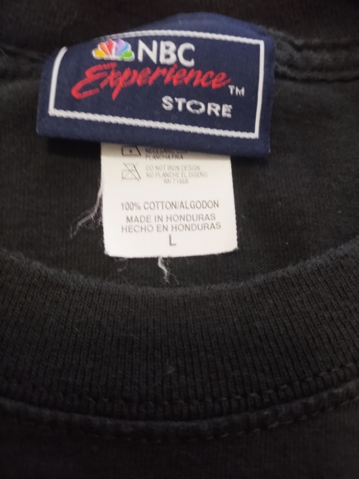 Vintage Y2K NBC Experience Store Fear Factor T-shirt Large Joe Rogan