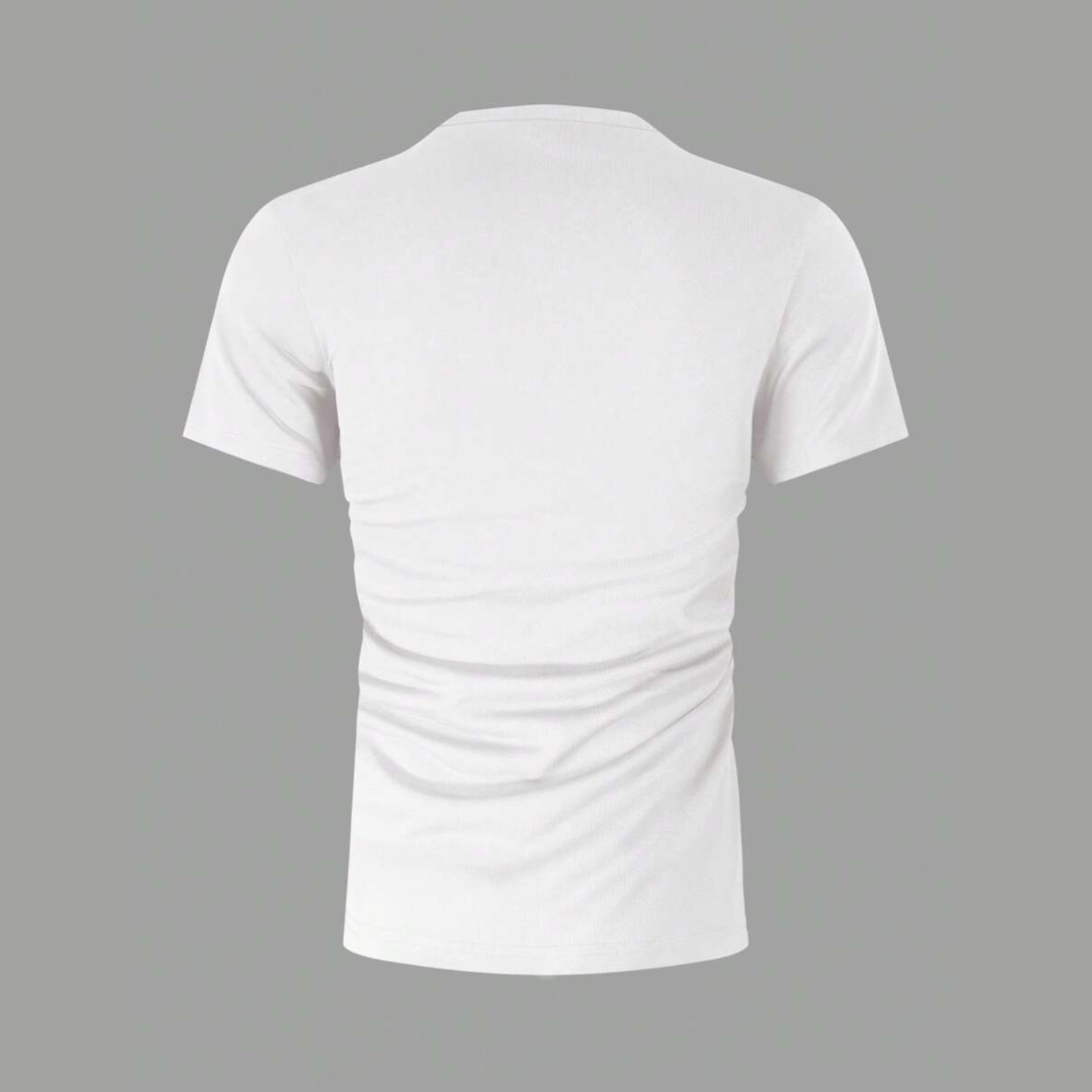 T-Shirt Round Neck Short Sleeve Solid Color Simple & Fashionable Men’s T-Shirt