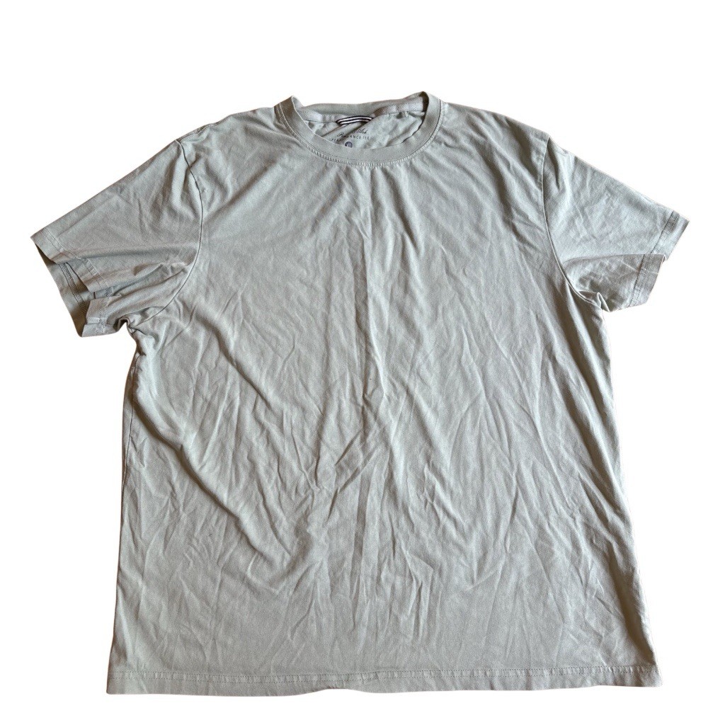 Porter & Ash Performance Tee Men’s XL Blue/Gray Stretch T Shirt Cotton Elastane