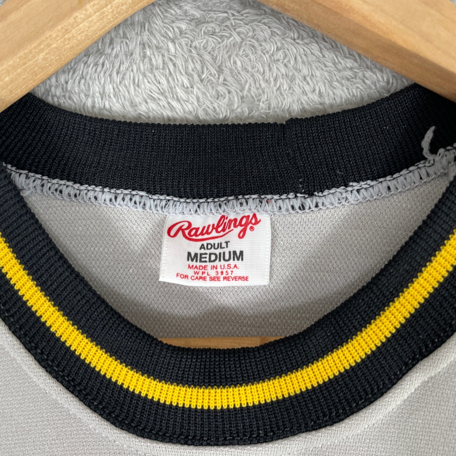 Vintage Army Black Knights Jersey Shirt Mens Medium Gray USA NCAA Rawlings