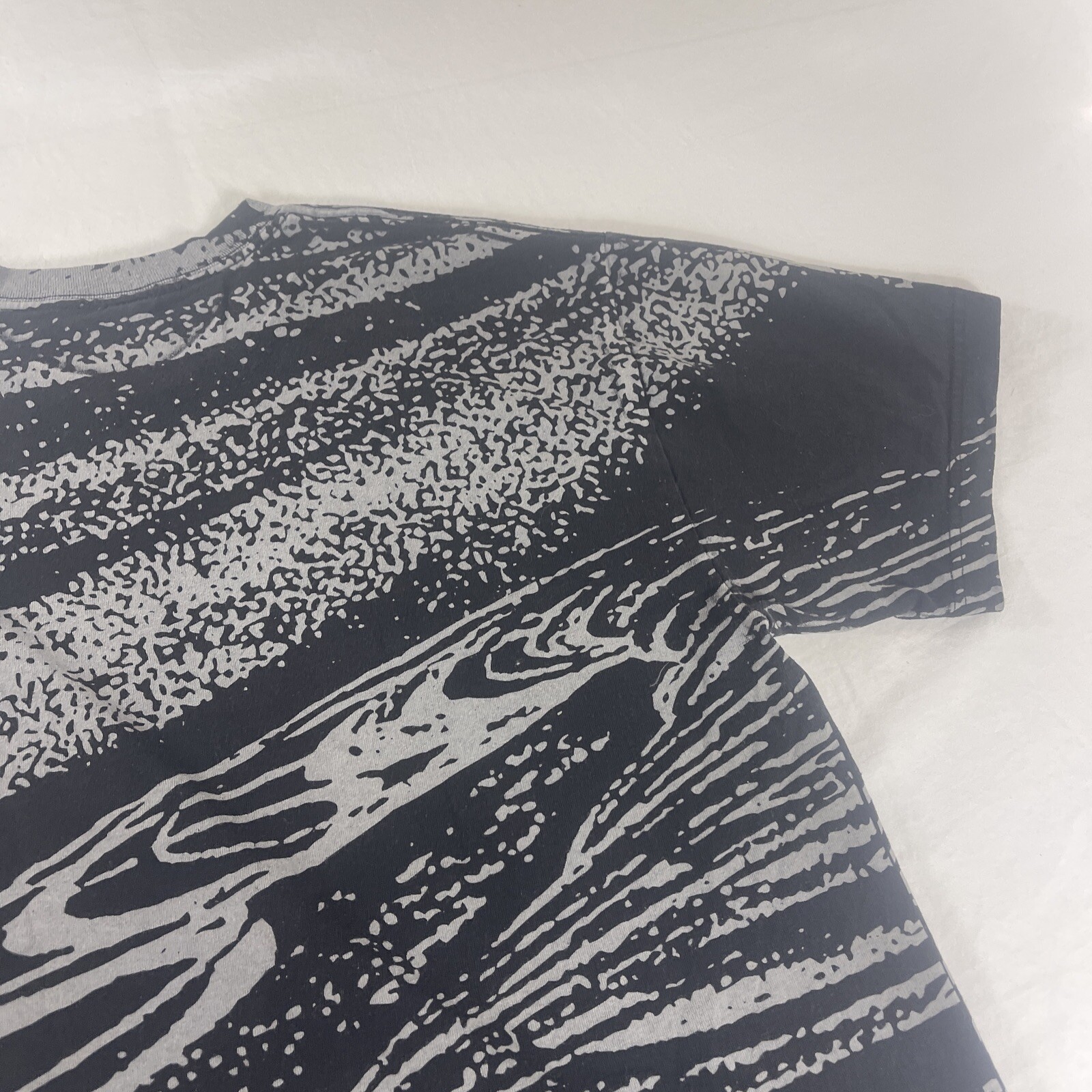 Vintage Rogue Status L T-Shirt Rob Dyrdek AOP Logo Skater Y2K HTF Pattern