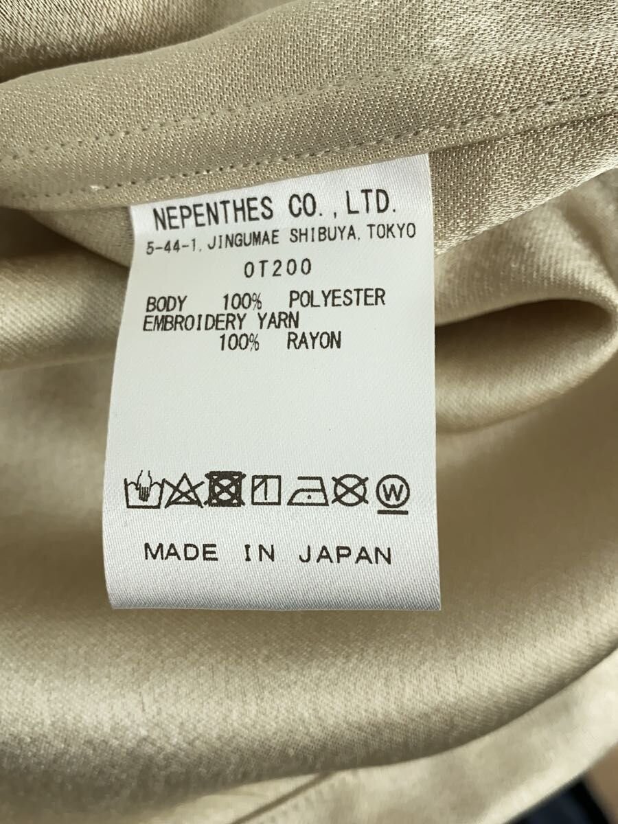 Needles Long Sleeve Shirt L Polyester BEG Solid 0T200