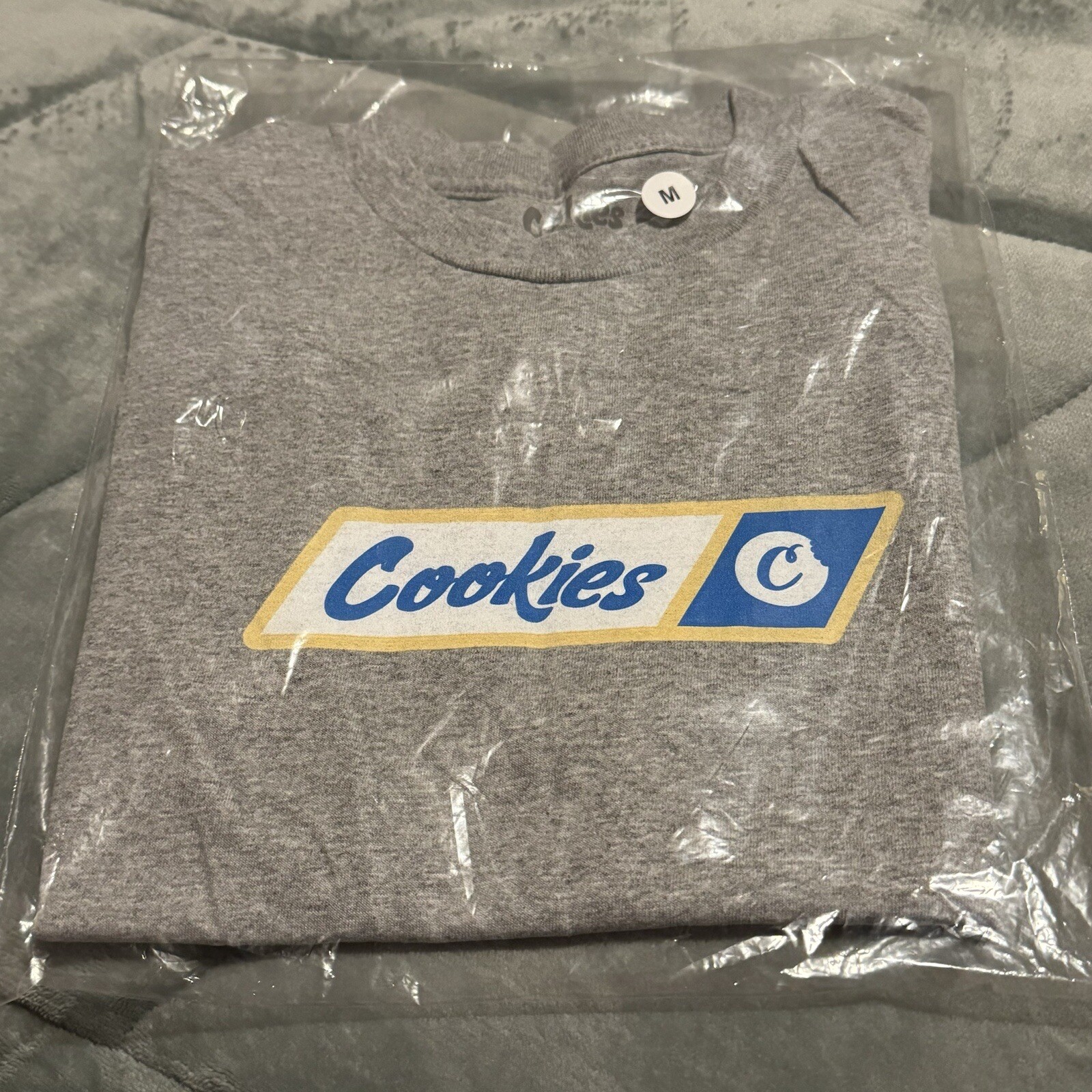 Cookies SF Medium BAL HARBOR LOGO T SHIRT (GRAY/YELLOW, & BLUE) Authentic New