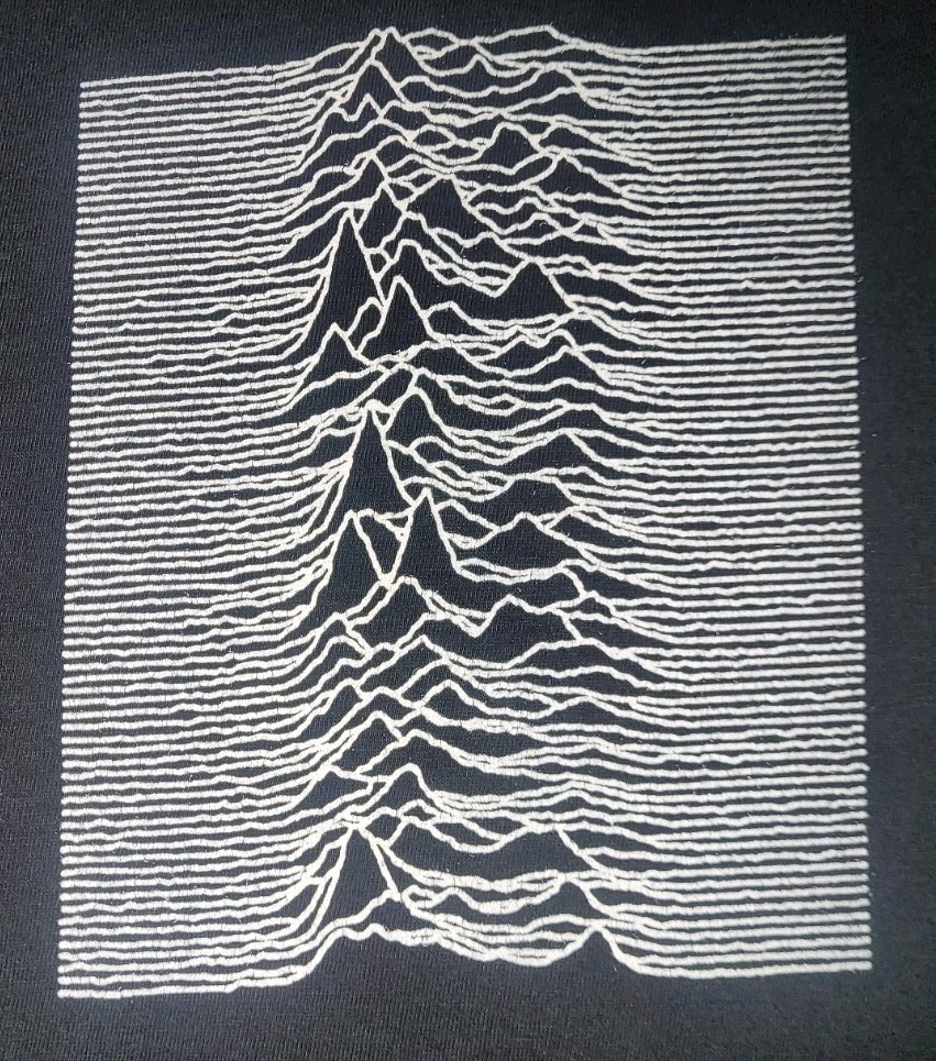 Joy Division Unknown Pleasures XL Shirt Goth Punk Rock