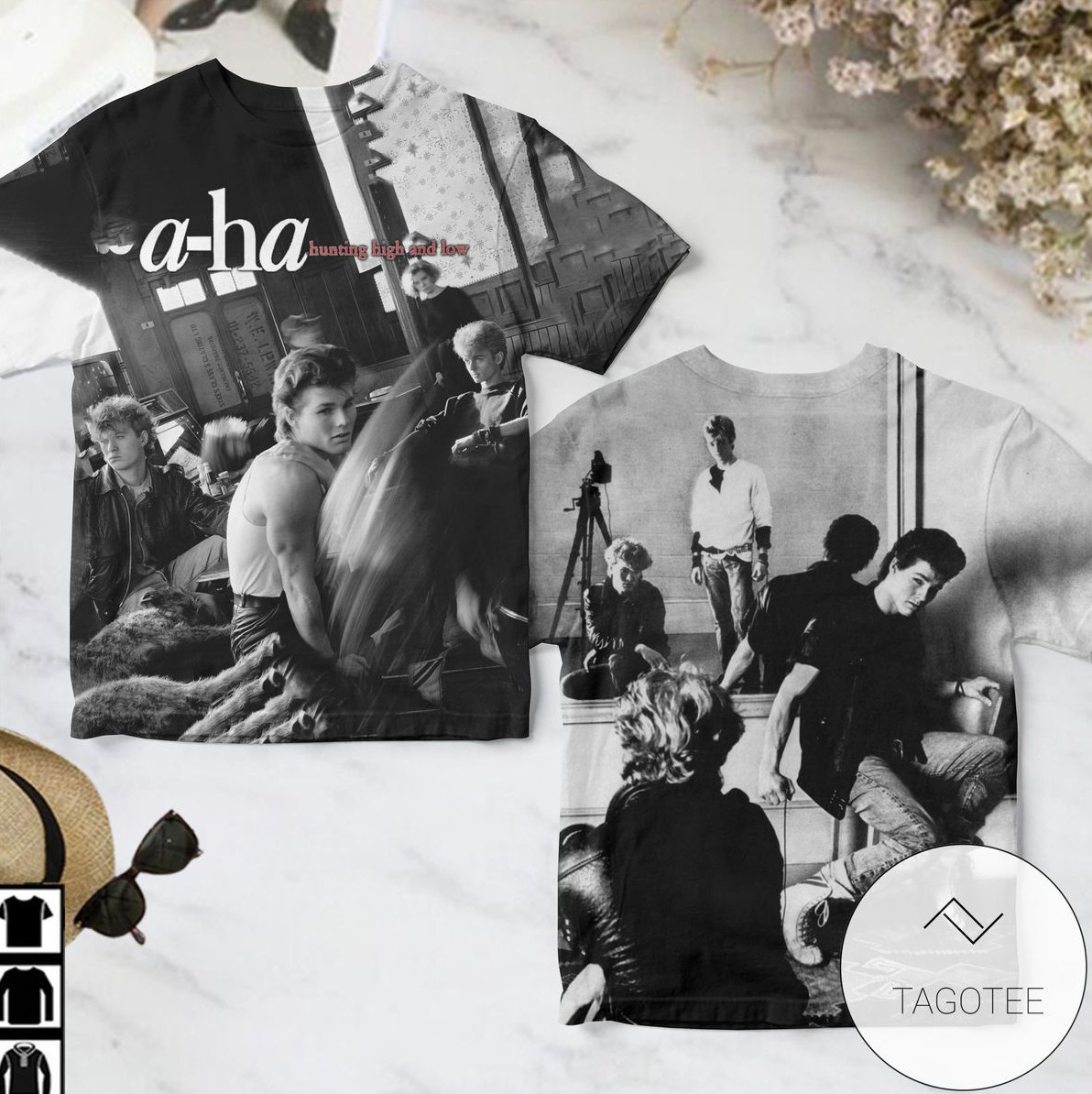 A-ha Hunting High And Low Album Cover AOP 3D T-Shirt