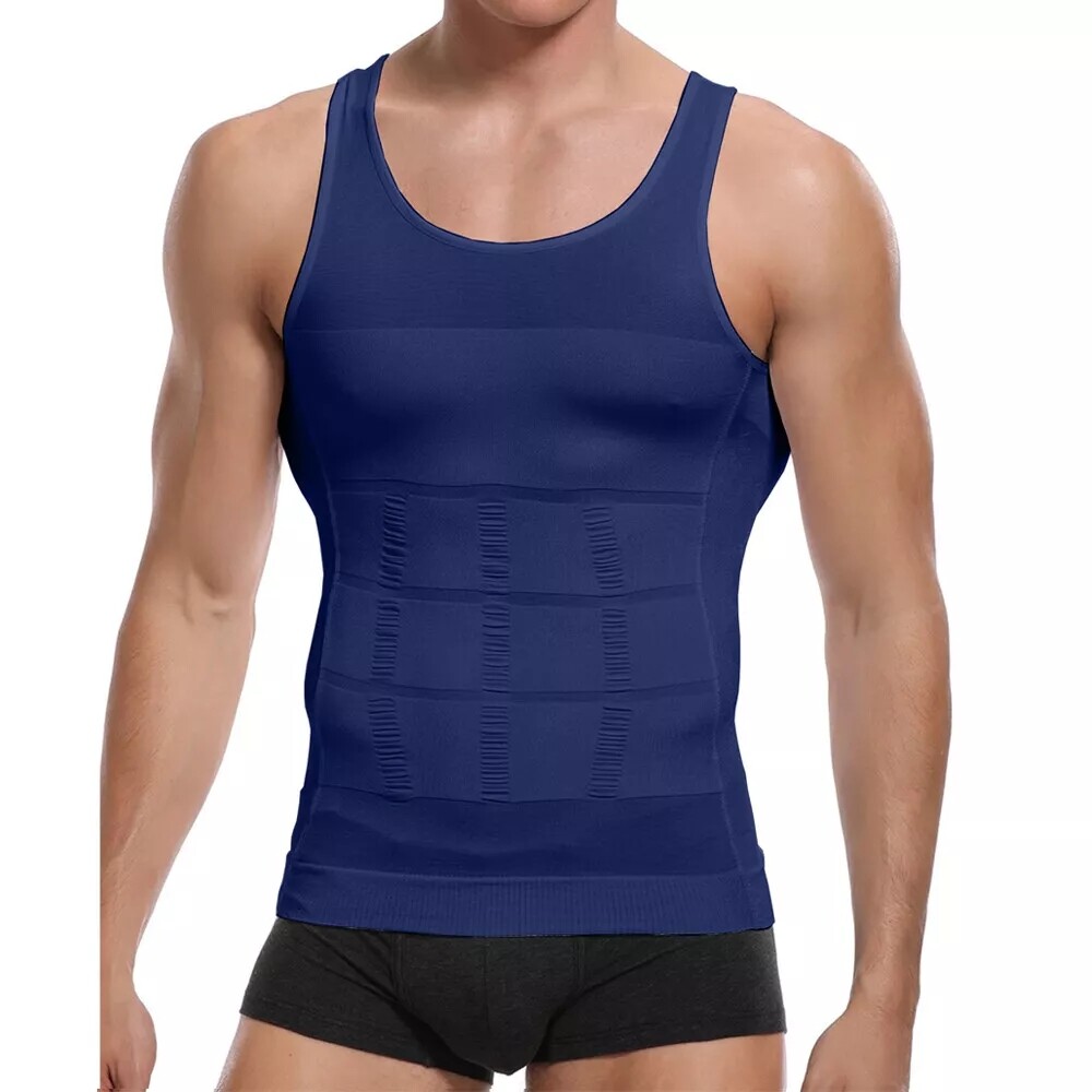 Shaper Men’s Body Shaper Toning T-Shirt Ultra Durable Tank Compression Underwear